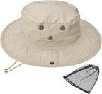 Sun Hats for Men Women Bucket Hat UPF 50+ Boonie Hat Foldable UV Protection Hiking Beach Fishing Summer Safari