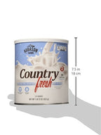 Augason Farms Country Fresh Instant Nonfat Dry Milk Can, Emergency Food Supply, Everyday Meals, 39 Servings