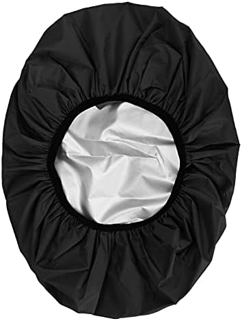 Silfrae Waterproof Rucksack Cover Backpack Rain Cover 30L-100L for Travel Climbing Hiking (Black, 50L-60L)