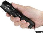 LED Emergency Handheld Flashlight with Adjustable Focus, Water Resistant, 5 Modes, Best Tactical Flashlight for Emergency, Camping and Fishing, 2 Pack