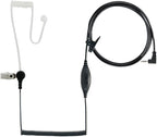 Cobra RX380TTC 2-Pack Walkie Talkies & Compatible Cobra GA-SV01 2P Surveillance Headset Microphones: Rechargeable, 40 Preset Channels, Long Range 32-Mile Two-Way Radio Set, Camo