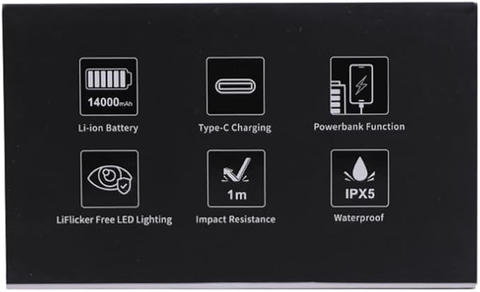 KLARUS CL2 Rechargeable Camping Lantern, 750LM 7 Light Modes Waterproof Foldable Tent Light with Power Supply for Emergency, Camping, Beach, Travel, Power Outages