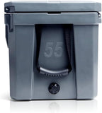 Cobalt 55 Quart Roto Molded Super Ice Cooler | Large Ice Chest - Long Term Ice Retention |