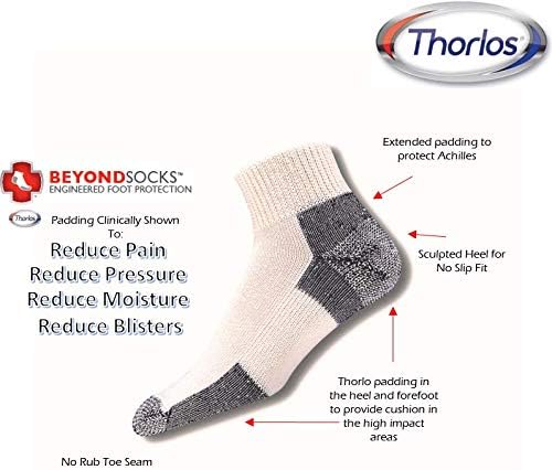 Thorlos Jmx Maximum Cushion Ankle Running Socks