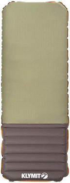 Klymit Klymaloft Lofted Hiking and Backpacking Air Bed, Inflatable Sleeping Pad for Camping with Memory Foam,Green