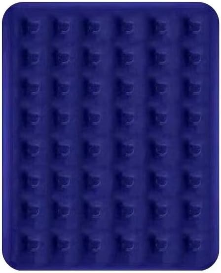 Foldable Inflatable air Mattress, Suitable for Indoor and Outdoor air Mattress, Thickened Waterproof, can be Used for Camping Tents (excluding Inflation Tools (Blue, Double)