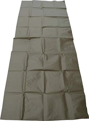 Groundsheet, Underlay Tarpaulin, German Bundeswehr Army Issue, Olive, Military Waterproof Camping tarp pad Approx Size: 90"x40" 4ft x 3ft