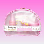 THE CRÈME SHOP X HELLO KITTY SKINCARE ESSENTIALS - KLEAN BEAUTY™ 4PC TRAVEL BAG SET