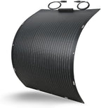 Greenmagic 100W 12V Flexible Solar Panel Ultra Thin Ultra Lightweight Off-Grid Charger for Marine RV Cabin Van Car Uneven Surfaces