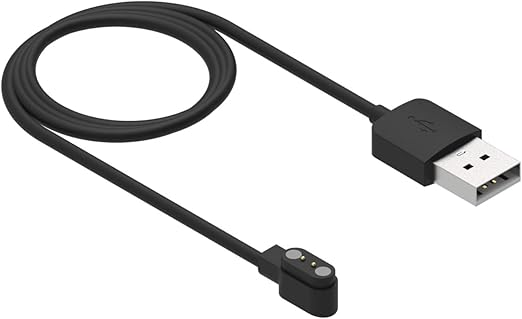 Black Compatible with Da Fit Smart Watch Charger, Replacement USB Charger Cable Charging Cord for Smart Watch Smartwatch Smartwatch Replacement Cables and Chargers Cell Phones and Accessories(3.3 Ft)