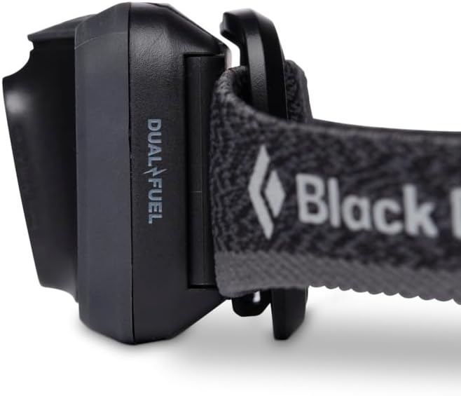 BLACK DIAMOND Spot 400 LED Headlamp, Waterproof and Dimmable Battery Powered Headlamp for Camping, Hiking, Running, Work, Travel with Red Light Mode, Graphite