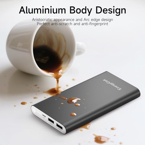 Pilot 4GS Portable Charger 12000mAh Fast Charging Power Bank Dual 3A High-Speed Output Battery Pack Compatible with iPhone 16 15 14 13 12 11 and More (Black)