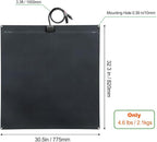 LensunSolar Flexible Solar Panel 120W 12V ETFE,32.3in x 30.5in Semi-Flexible Bendable Mono Solar Panel High Efficiency 120 Watt for RV Van Roof TopCamping Home Boat Marin