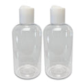Plastic Squeeze Bottles with Disc Cap, 8 oz/2-Pack, Travel Size, Refillable, BPA-Free, Leak Proof, for Cosmetics, Shampoo, Lotion, Body Soap, Essential Oils, Household Use, and Personal Care