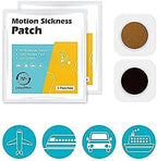 20 Count Motion Sickness Patches - Fast Acting Relieves Dizziness from Seasickness and carsickness, Suit for Car and Boat Rides, Cruise and Airplane Travel Patches