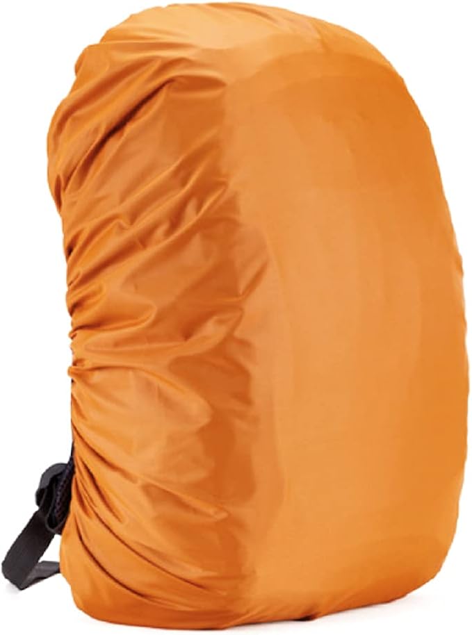Silfrae Waterproof Rucksack Cover Backpack Rain Cover 30L-100L for Travel Climbing Hiking (Orange, 30L-40L)
