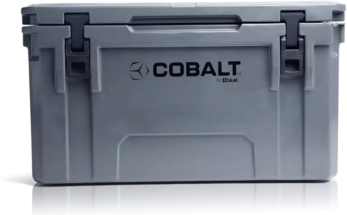 Cobalt 55 Quart Roto Molded Super Ice Cooler | Large Ice Chest - Long Term Ice Retention |
