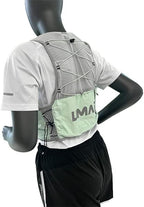 Umai Hydration Running Vest, Hydration Vest with Two Flasks, Green