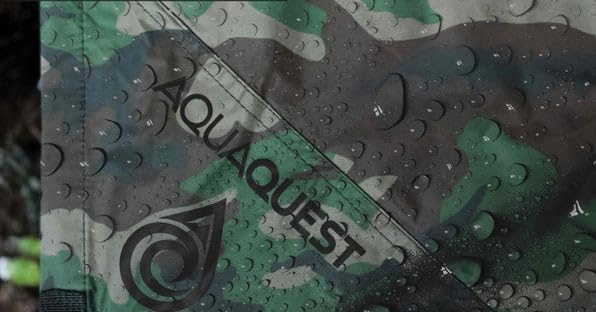 AquaQuest Safari Tarp – Lightweight Waterproof (5,000mm) Seam-Taped Ripstop Rain Fly for Backpacking, Thru-Hiking & Hammock Camping