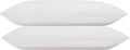 RejuveNite® American Talalay Latex Pillows - Medium Support, Queen High Profile, Dual Set - 100% Cotton Sateen Covers – Made in USA