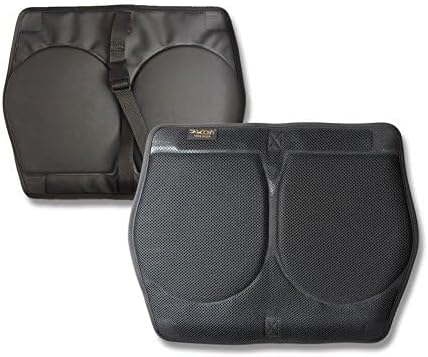 Skwoosh Canoe Gel Cushion with Comfortable Breathable Mesh Fabri with Tie Down Straps | Suitable for All Canoe Styles and Makes | Made in USA