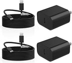 Matsusho iPhone Charger Fast Charging 10 FT, 2 Pack 20W USB C Wall Charger Block with 10FT Long Type C to Lightning Fast Charging Data Sync Cable Compatible for iPhone 14 13 12 11 Pro Max XS XR X iPad