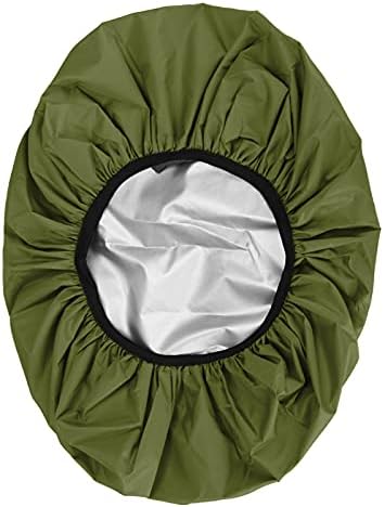 Silfrae Waterproof Rucksack Cover Backpack Rain Cover 30L-100L for Travel Climbing Hiking (Army Green, 70L-80L)