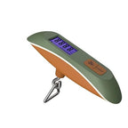 50kg Carry-On Luggage Scale, Portable Electronic Hook Scale for Small Packages(Black)