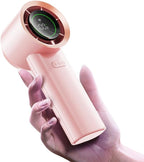 Mini Face Fan For Skincare: Portable Small Pocket Handheld Personal Rechargeable Battery Operated USB Charger Keep Your Makeup For Travel Beach (Pink)