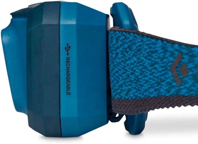 Black Diamond Storm 500-R Headlamp, Azul