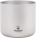 Camping Mug Titanium Double Wall Coffee Tea Cup (110ML Double-Wall Cup)