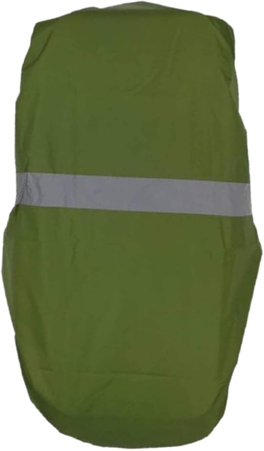 Silfrae Waterproof Rucksack Cover Backpack Rain Cover 30L-100L for Travel Climbing Hiking (Army Green-Reflective, 70L-80L)