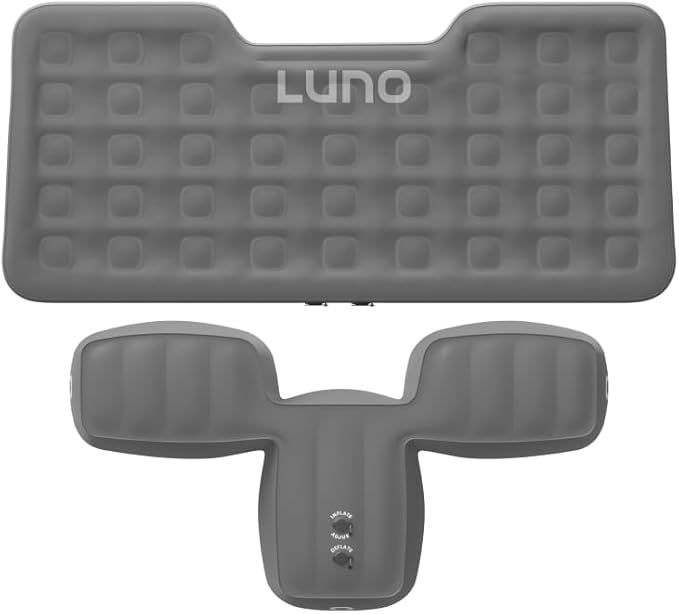 Luno Van Front Cab AIR Mattress - Inflatable Sleeping Van Bed for Travelers & Campers - Front Seat Air Mattress Fits Ford Transit, Mercedes Sprinter, RAM Promaster, Winnebago Solis & Other Vans