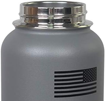 Tactical Pro Supply 32 oz. Patriotic Water Bottles | Decorated in the USA | Made with Premium Stainless Steel Material | Double Wall Vacuum Water Bottle Insulated