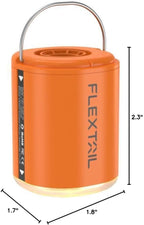 FLEXTAILGEAR Air Pump for Inflatables with Camping Lantern, Tiny Pump 2X, 4kPa Portable Air Pump Rechargeable Air Mattress Pump with Magnetic Design, for Sleeping Pads Pool Floats Swimming Rings
