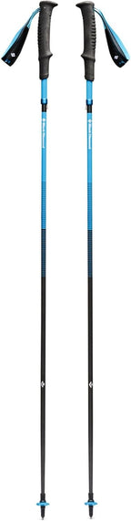 BLACK DIAMOND Distance Carbon Z Trekking and Running Poles, Pair of Foldable, Ultra Lightweight, Fixed Length Carbon Fiber Hiking Poles