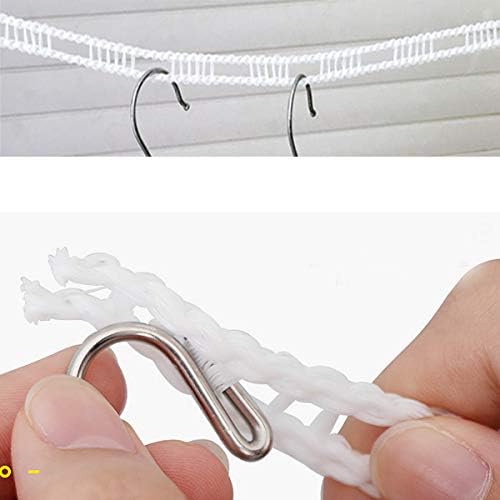 Foshine Clothesline 5m 1.64ft Length 2 Pack Camping Red White Clothes Drying Rope Portable Windproof Travel for Indoor Outdoor Laundry