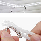 Foshine 2 Pack Clotheslines 1.64ft Length Camping 5m Clothesline White Purple Drying Rope Portable Windproof Travel for Indoor Outdoor Laundry