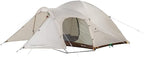 Snow Peak Amenity Dome Tent, Comfortable, Outdoor Adventure, Camping, Three Seasons, Outer Vestibule, Removeable Rainfly, Ivory