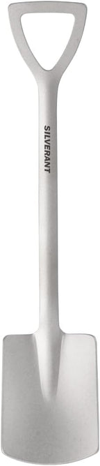 Shovel Spoon Titanium Reuseable Dessert Spoon for Tea Coffee Pudding Yogurt (Shovel Spoon-Square)