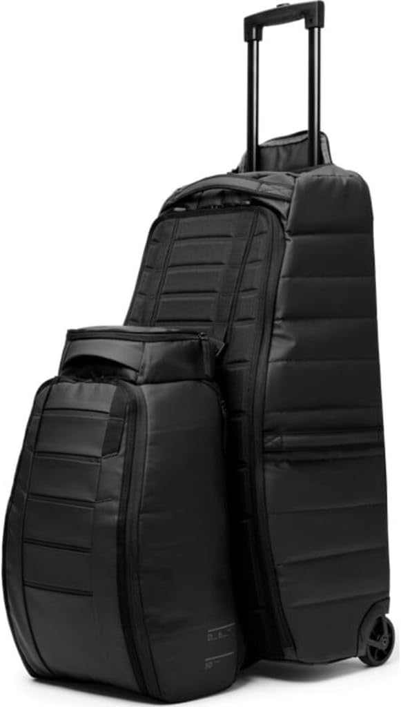 Db Journey The Hugger Backpack - Durable Travel Backpack with Laptop Compartment & Pockets for Work, Luggage Backpack with Roller Bag Hook Up System, 30L - Blue Hour