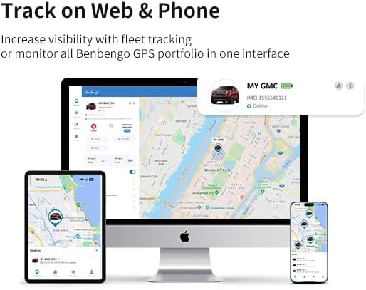 Magnetic GPS Tracker for Vehicles, Hidden Tracker Device for Car, Trailer, Up to 7 Months Battery Life, Real-Time Track, Waterproof, 5-Day Free Trial, Subscription Required