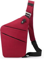 Crossbody Travel Bags for Women, New Theft Proof Safe Slim Sling Travel Purses, Personal Flex Shoulder Bag for Men Women