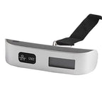 Travel with Confidence: Compact Handheld Luggage Scale with LCD Backlight T-Shaped Design & High Precision Weighing up to 110lbs - Ideal for Frequent Travelers & Backpackers Weighing