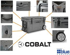 Cobalt 55 Quart Roto Molded Super Ice Cooler | Large Ice Chest - Long Term Ice Retention |