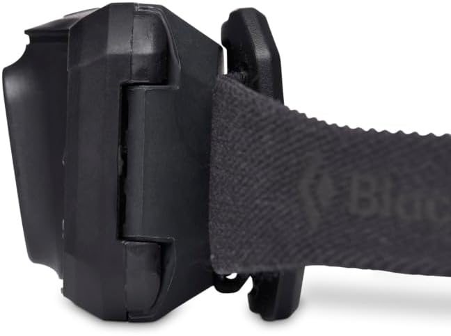 BLACK DIAMOND Storm 450 LED Headlamp, Waterproof and Dimmable Battery Powered Head Lamp for Camping, Hiking, Hunting, Running, Work with Red Light Head Lamp Mode, Black