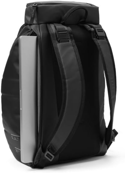 Db Journey The Hugger Backpack - Durable Travel Backpack with Laptop Compartment & Pockets for Work, Luggage Backpack with Roller Bag Hook Up System, 25L - Blackout