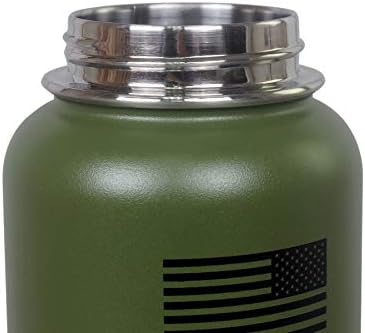 Tactical Pro Supply 32 oz. Patriotic Water Bottles | Decorated in the USA | Made with Premium Stainless Steel Material | Double Wall Vacuum Water Bottle Insulated