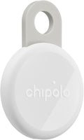 Chipolo LOOP - Rechargeable Bluetooth Tracking tag, Item Locator for Keys & Bags, Compatible with Apple Find My or Find Hub on Android, Out of Range Alerts for Android & Call Your Phone