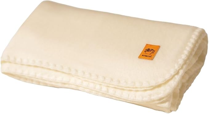 Alpaca Wool Blanket – Twin Size, 75 x 38 Inches – Warm & Lightweight – Couch, Bed, or Outdoor Blanket – Beige